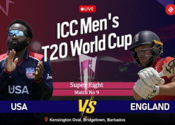 United States vs England Live Score, T20 World Cup 2024: Jos Buttler stars with blistering knock as England thrash USA in 9.4 overs to qualify for semifinals | Cricket News