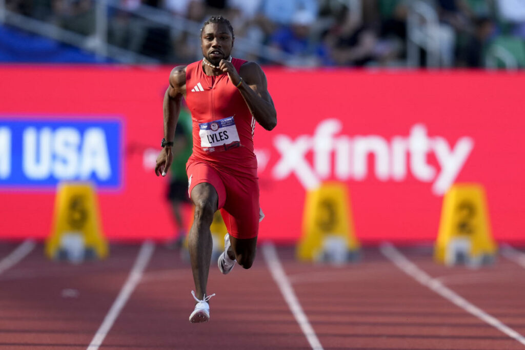 U.S. Track & Field Trials: Noah Lyles primed for Paris after 100m victory