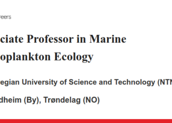 Associate Professor in Marine Phytoplankton Ecology job with Norwegian University of Science and Technology (NTNU)