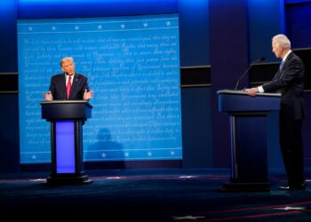 Trump flip-flops on Biden's debate skills