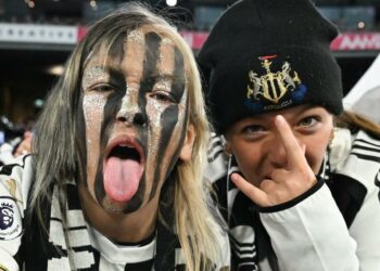 Newcastle fans in Australia welcome the team in a post-season friendly with Tottenham at Melbourne Cricket Ground - three days after the 2023-24 Premier League seasons ended.