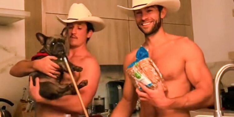 Chace Crawford and Miles Teller Dance Shirtless in New TikTok Video