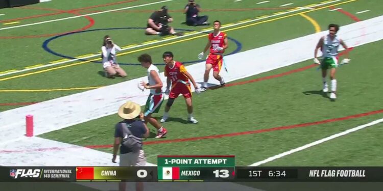 China vs. Mexico Highlights NFL Flag Football