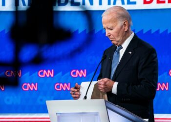 How Joe Biden found himself at a loss for the words that so often served him