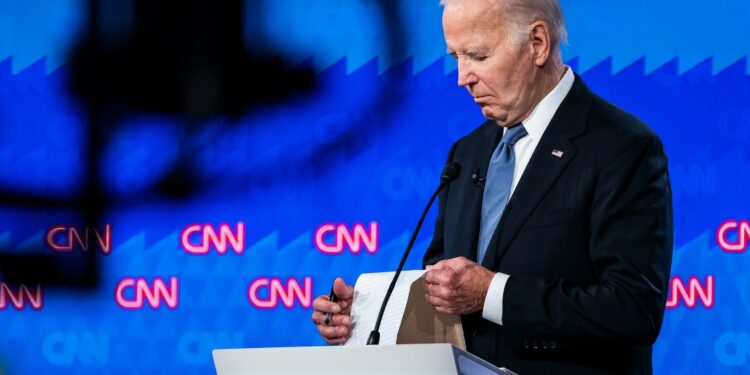 How Joe Biden found himself at a loss for the words that so often served him