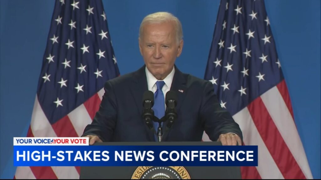 Villanova political science professor weighs in on Biden's news conference - WPVI-TV