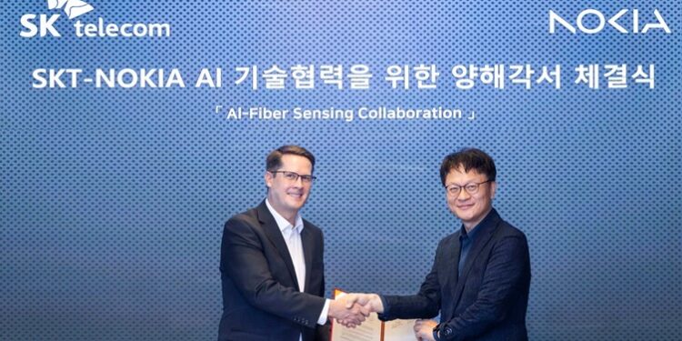 SK Telecom, Nokia to Commercialize AI-Powered Fiber Sensing Technology