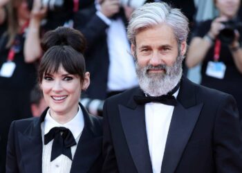 Winona Ryder and Boyfriend Scott Mackinlay Hahn Hold Hands at Venice Film Festival