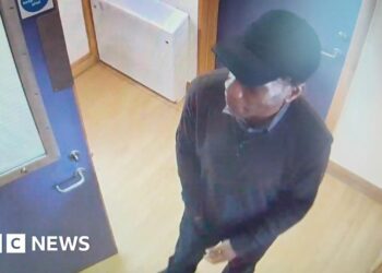 BBC's Orla Guerin (left) talks to Madina Mustafa Ali, who holds her seven-month-old baby Amir