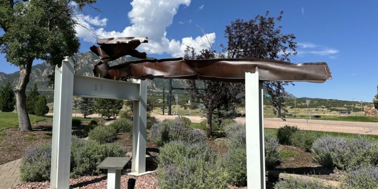 Steel beams from World Trade Center displayed in memorials across El Paso County