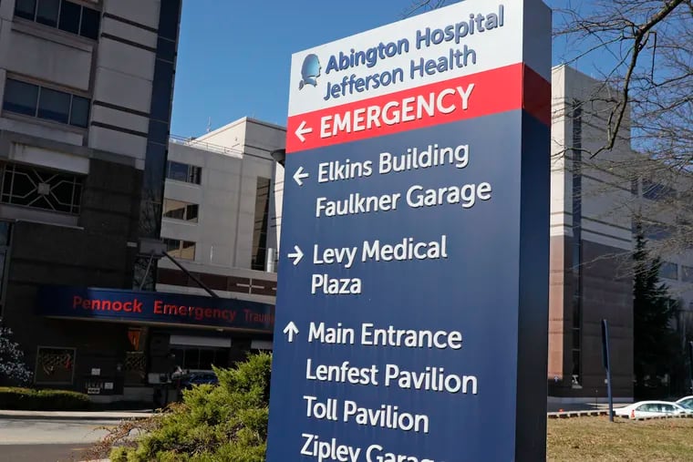 Jefferson Abington Hospital, shown here in 2020, is the source of more than two dozen lawsuits in Philadelphia since the beginning of 2023. Before than the lawsuit would have been filed in Montgomery County.