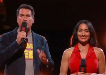 Nikki Garcia Hosts Hot Dog Eating Contest After Husband Artem Chigvintsev's Arrest