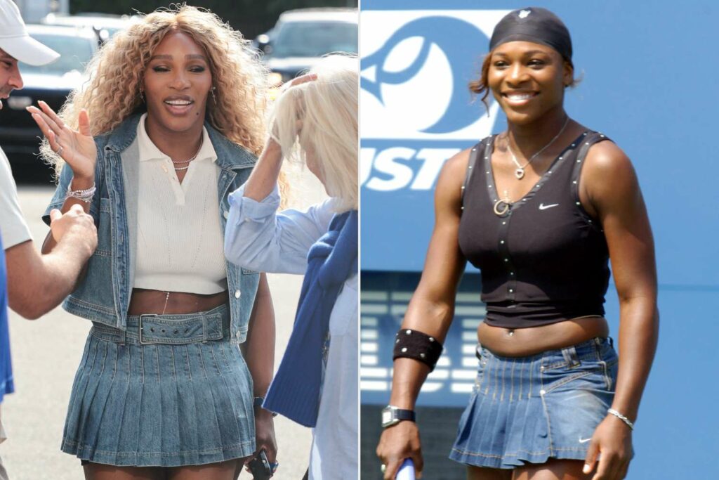 Serena Williams Recreates Denim Look for Wyn Lip Gloss Launch