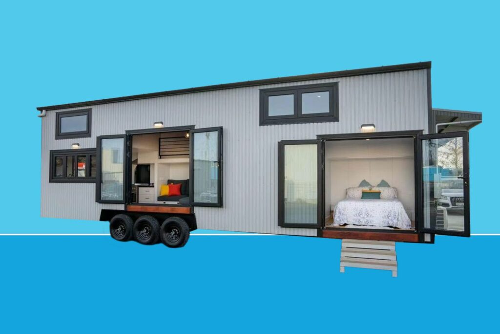 This 2-Story Tiny Home RV Hybrid Is $64.5K at Amazon