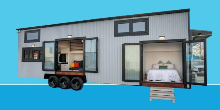 This 2-Story Tiny Home RV Hybrid Is $64.5K at Amazon