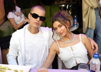 Sweet Moments: Justin Bieber Cozy Up with Hailey as She Launches Rhode Barrier Butter!