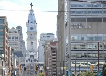 A view of Hahnemann University Hospital located at Broad and Vine Streets in Center City in Philadelphia on Aug. 29, 2019.